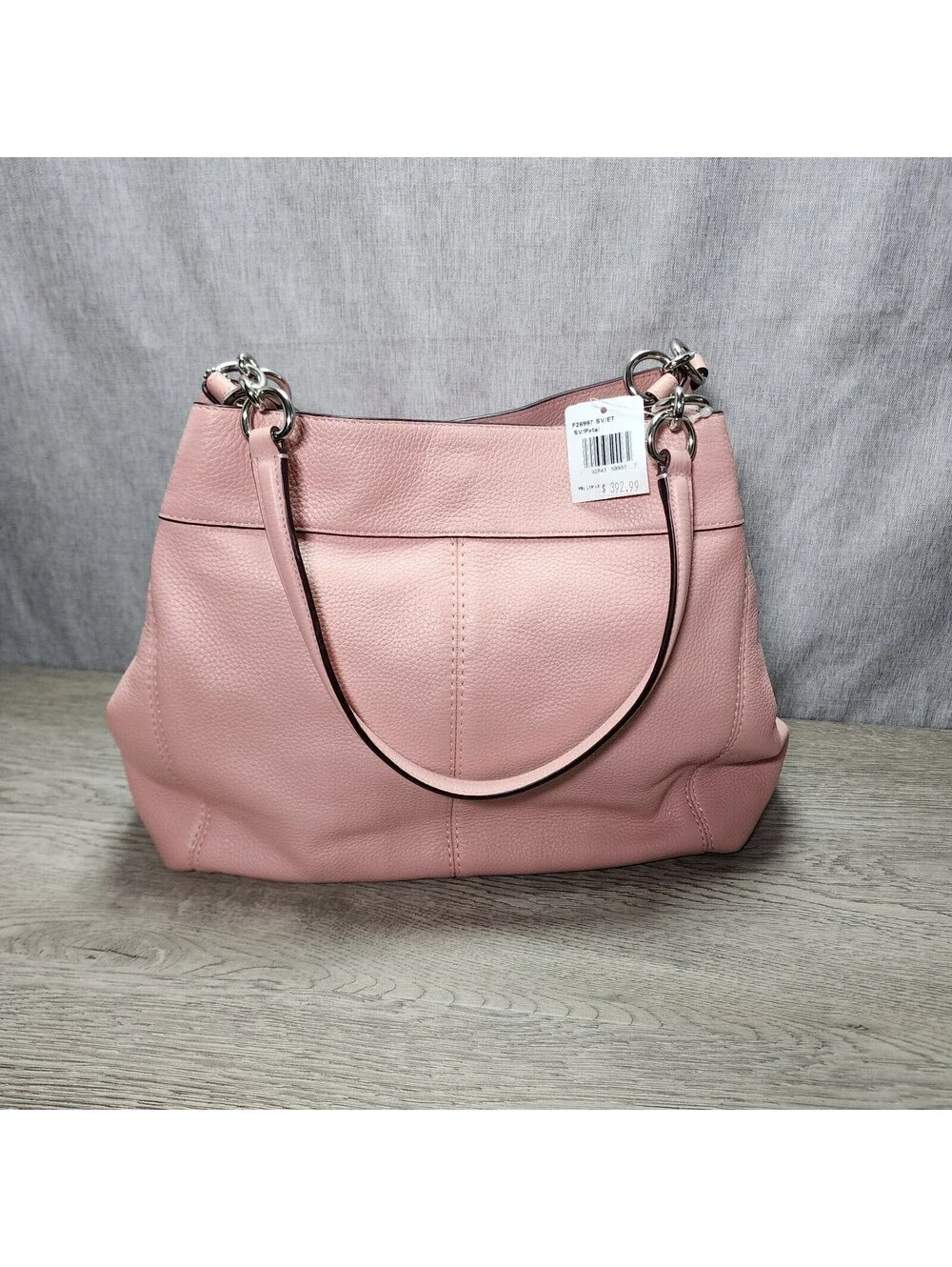 NWT Coach Pebble Leather Small Lexi Shoulder Bag Petal Pink Coquette Balletcore